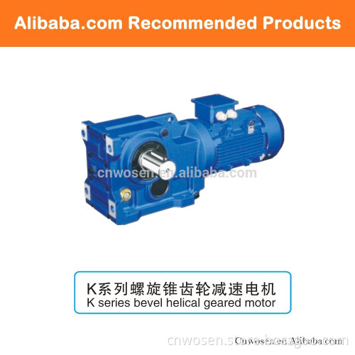 helical bevel reducer K series gear motor